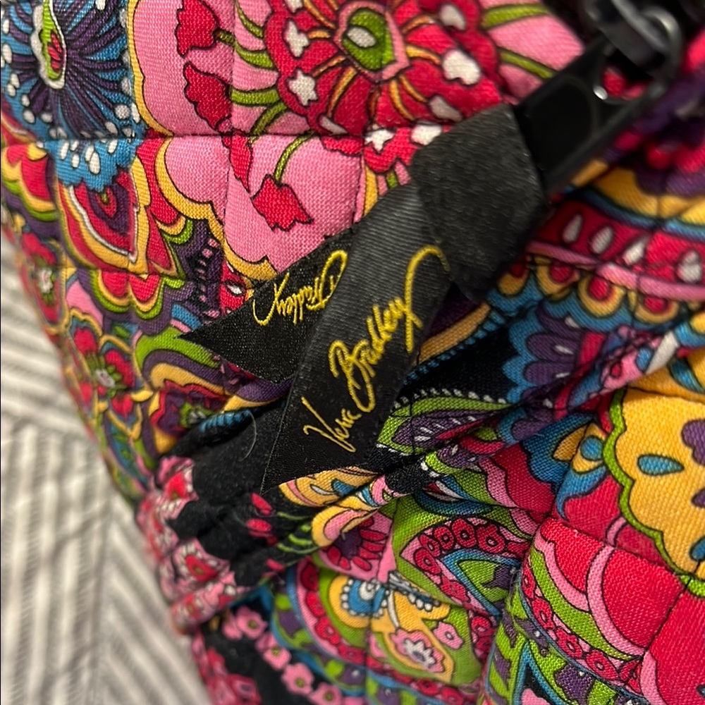 Vera Bradley Vibrant Floral Tote Bag - Picture 5 of 9